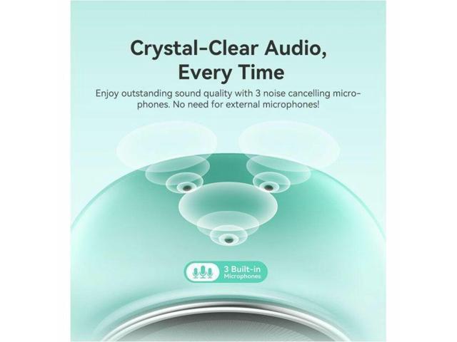 EMEET Piko (Green) - Dual-lens Webcam with one 4K Image Collection Lens and one AI Assist Lens, Boosting color accuracy, face recognition, and...