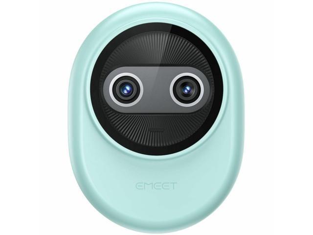 EMEET Piko (Green) - Dual-lens Webcam with one 4K Image Collection Lens and one AI Assist Lens, Boosting color accuracy, face recognition, and...