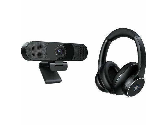 EMEET C980 Pro 4K - Plug & Play 3-in-1 Webcam with 4K lens, Four Noise Reduction Mics, Two 1W Speakers, and Magnetic Privacy Cover. 60°-98°...