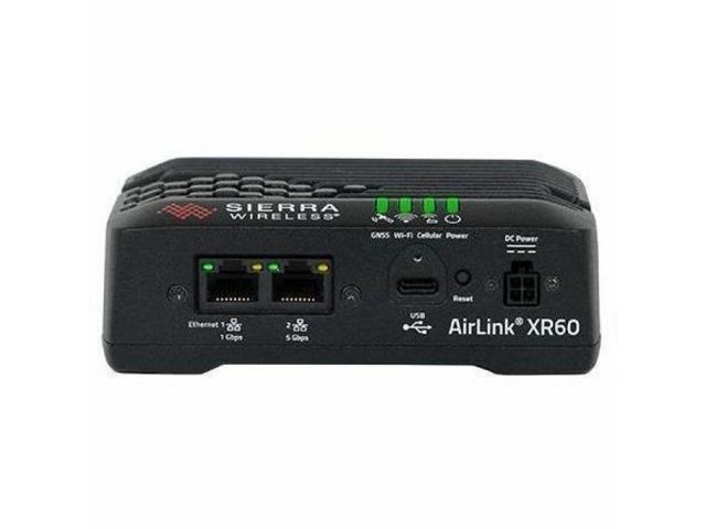Sierra Wireless AirLink XR60 Modem/Wireless Router - Wi-Fi 6 IEEE 802.11ax - 2 SIM Cellular - 5G - LTE, HSPA+ - Dual Band (1105099)