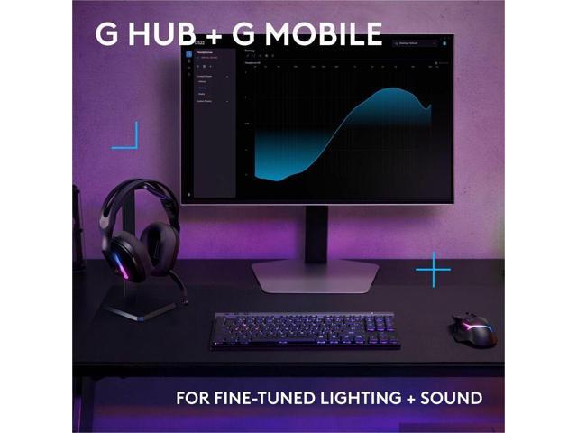 Logitech - G522 LIGHTSPEED Wireless Bluetooth Over-the-Ear Gaming Headset for Windows - Black - image 6