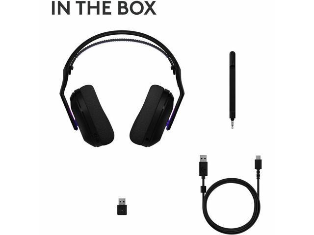 Logitech - G522 LIGHTSPEED Wireless Bluetooth Over-the-Ear Gaming Headset for Windows - Black - image 7