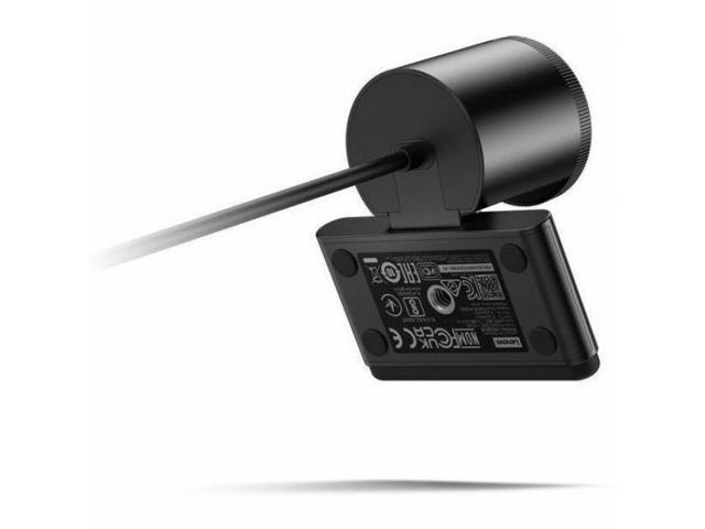 Lenovo FHD Webcam, 1080p Resolution, 30 fps, Dual Noise-Cancelling Microphones, AI Noise Cancellation and Enhanced Image Quality, Physical Privacy...