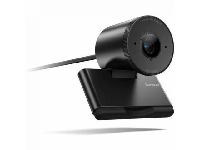 Lenovo FHD Webcam, 1080p Resolution, 30 fps, Dual Noise-Cancelling Microphones, AI Noise Cancellation and Enhanced Image Quality, Physical Privacy...