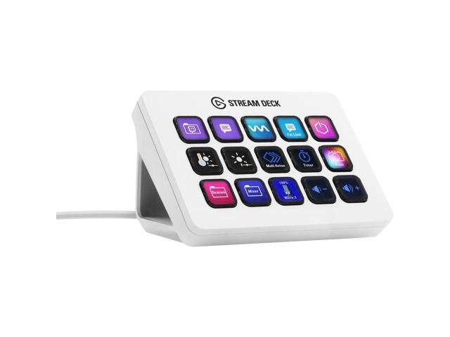 Elgato - Stream Deck MK.2 Full-size Wired USB Keypad with 15 Customizable LCD keys and Interchangeable Faceplate - White - image 9