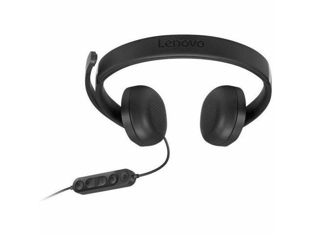 Lenovo Wired VoIP Headset 5000 - Microsoft Teams Certification - Stereo - USB Type A, USB Type C - Wired - 32 Ohm - 20 Hz to 20 kHz - Over-the-head...