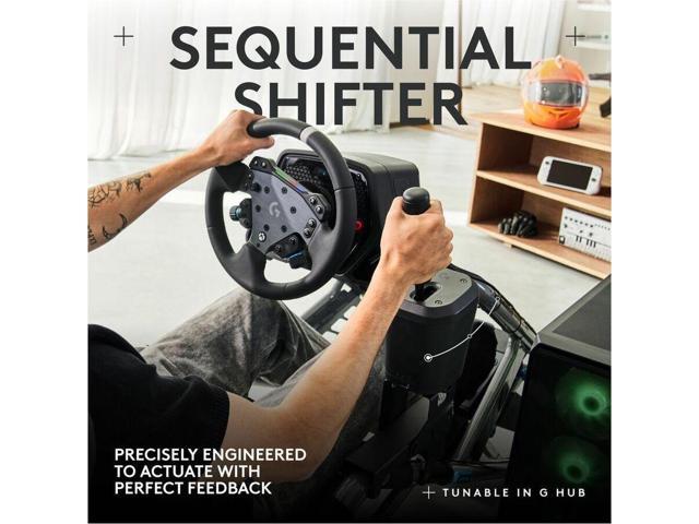 RS Shifter & Handbrake for Logitech G RS & PRO Series - PlayStation, Xbox, & Windows - Black - image 4