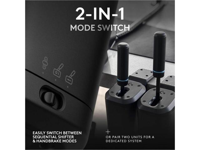 RS Shifter & Handbrake for Logitech G RS & PRO Series - PlayStation, Xbox, & Windows - Black - image 5