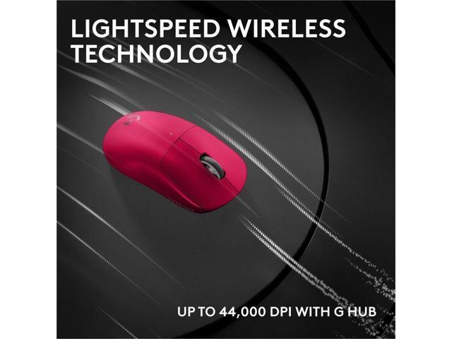 Logitech - PRO X SUPERLIGHT 2c LIGHTSPEED Lightweight Compact Wireless Optical HERO 2 Sensor 44 000 DPI Gaming Mouse for PC - Wireless - Magenta - image 5