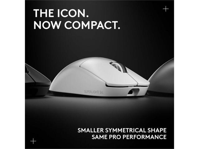 Logitech - PRO X SUPERLIGHT 2c LIGHTSPEED Lightweight Compact Wireless Optical HERO 2 Sensor 44 000 DPI Gaming Mouse for PC - Wireless - White - image 7