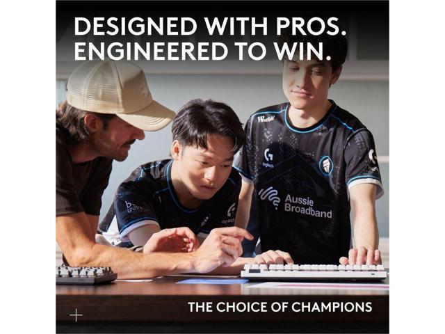 Logitech - PRO X SUPERLIGHT 2c LIGHTSPEED Lightweight Compact Wireless Optical HERO 2 Sensor 44 000 DPI Gaming Mouse for PC - Wireless - White - image 10