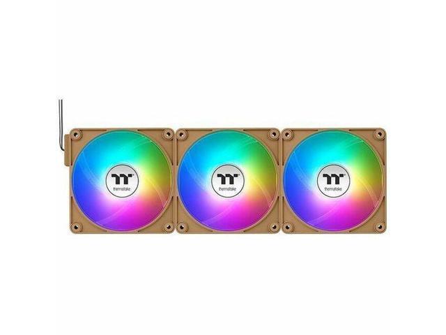 Thermaltake - CT120 EX ARGB Sync 120mm Computer Case Cooling Fan (3-Pack) - Gravel Sand - image 8