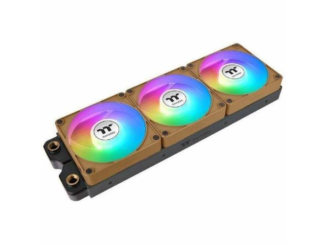 Thermaltake - CT120 EX ARGB Sync 120mm Computer Case Cooling Fan (3-Pack) - Gravel Sand - image 9
