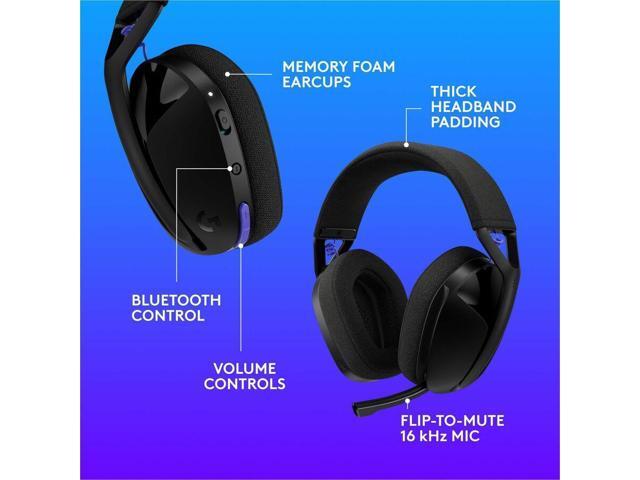 Logitech - G321 LIGHTSPEED Wireless Over-the-EarBluetooth Gaming Headset for Windows, PS4, PS5, Nintendo Switch, Mobile - Black - image 4