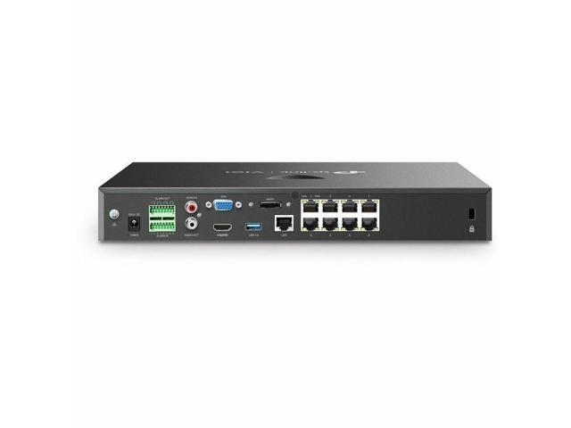 TP Link VIGI NVR2008H-8MP - VIGI 8 Channel PoE+ Network Video Recorder - Network Video Recorder - HDMI - 4K Recording