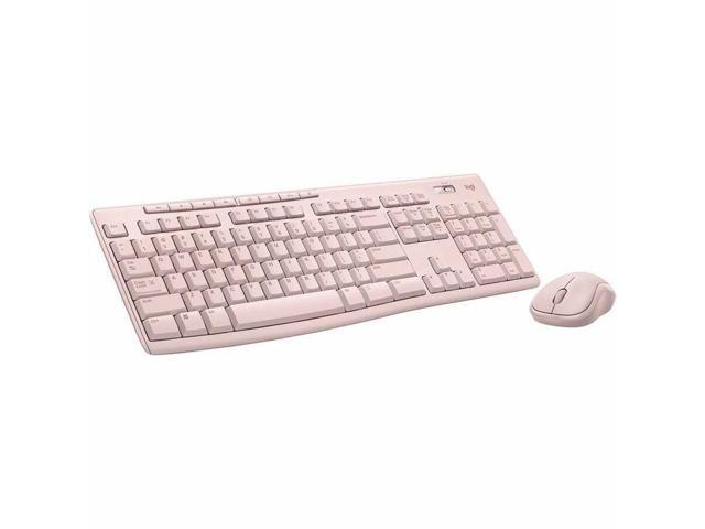 Logitech - MK270 Full-size Wireless Membrane Keyboard and Mouse Bundle for PC - Rose - image 4