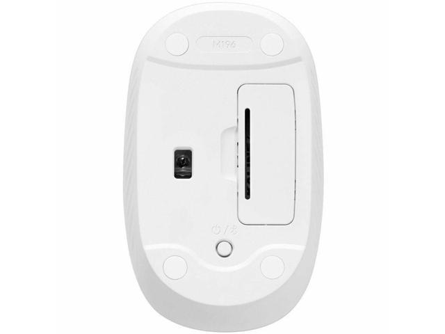 Logitech - M196 Lightweight Bluetooth Wireless Optical Mouse Compact 3-Button Ambidextrous Mouse with Smooth Tracking - Wireless - Off-White - image 7