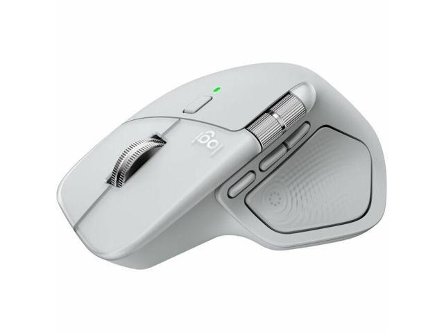 Logitech - MX Master 4 for Mac - Wireless Laser Ergonomic Mouse with Advanced Performance Haptic Feedback - Wireless - White Silver - image 8