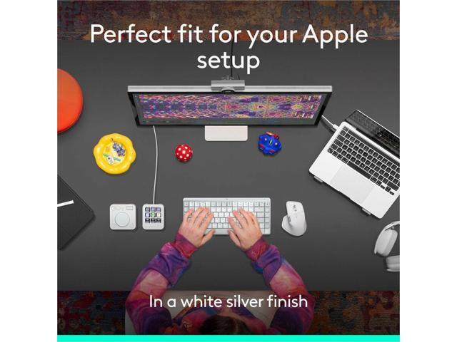 Logitech - MX Master 4 for Mac - Wireless Laser Ergonomic Mouse with Advanced Performance Haptic Feedback - Wireless - White Silver - image 10