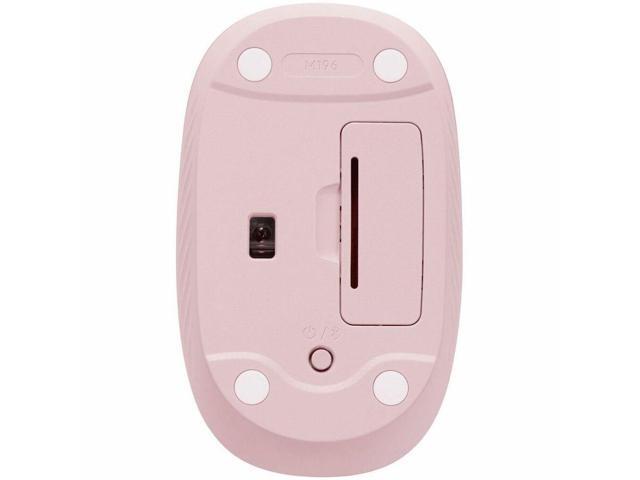 Logitech - M196 Lightweight Bluetooth Wireless Optical Mouse Compact 3-Button Ambidextrous Mouse with Smooth Tracking - Wireless - Rose - image 5
