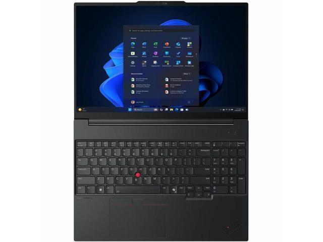 Lenovo - ThinkPad E16 Gen 3 AI PC 16" Touch - Screen Laptop - Intel Ultra 7 with 16GB Memory - 512GB SSD - Black - image 5