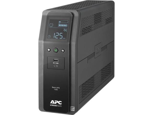 APC Back-UPS Pro 1350VA - 120V - AVR - LCD - 2 USB charging ports - 10 NEMA outlets (4 surge) (BN1350M2-CA)