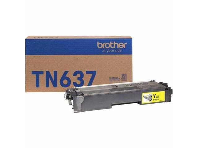 Brother TN637Y Original Ultra High Yield Laser Toner Cartridge Yellow Pack