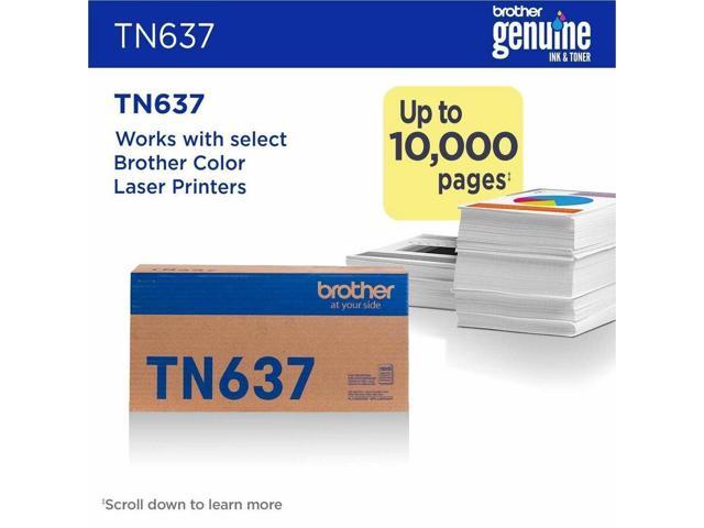 Brother TN637Y Original Ultra High Yield Laser Toner Cartridge Yellow Pack