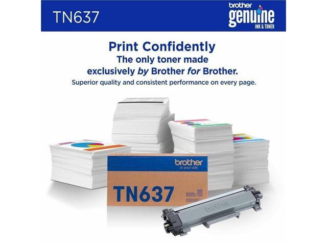 Brother TN637BK Original Ultra High Yield Laser Toner Cartridge Black Pack