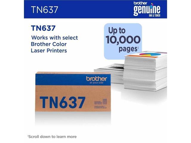 Brother TN637C Original Ultra High Yield Laser Toner Cartridge Cyan Pack