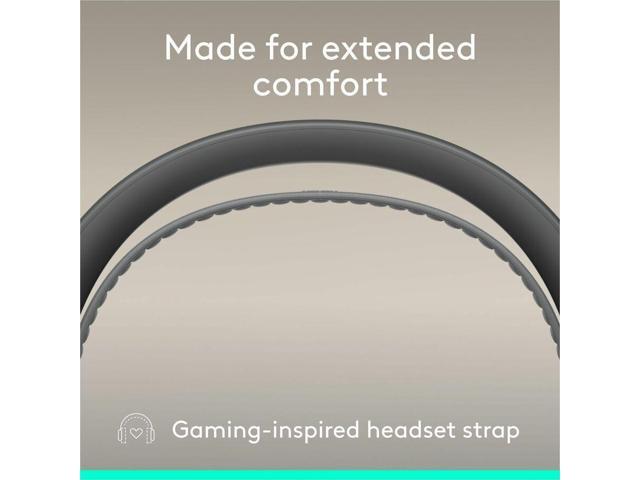 Logitech - Zone Wired 2 Noise-Canceling Headset for Business Zoom & Google Certified USB C with USB A Adapter - Graphite - image 7
