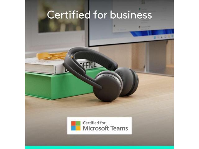 Logitech - Zone Wireless 2 ES Noise Cancelling Headset for Business Teams Version Native Bluetooth - Graphite - image 4