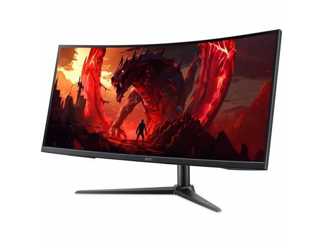 Acer Nitro XZ340CUR X0 34' Class Gaming LCD Monitor - 21:9 - Black - 34' Viewable - FreeSync Premium - 250 Nit - 1 ms - Speakers - HDMI - DisplayPort