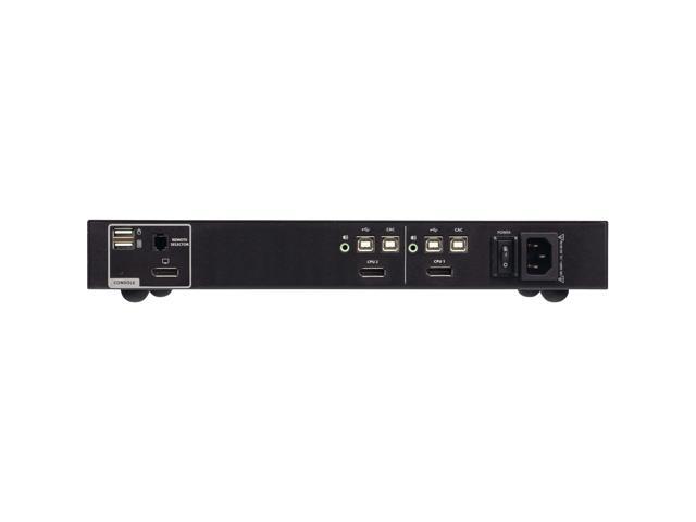 ATEN 2-Port USB DisplayPort Secure KVM Switch with CAC (PSD PP v4.0 Compliant) - 2 Computer(s) - 1 Local User(s) - 3840 x 2160 - 50 Hz, 60 Hz - 7x...