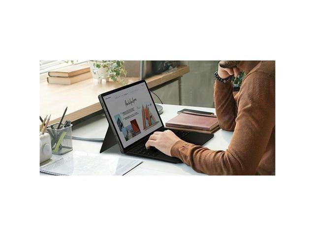 Samsung - Galaxy Tab S10 FE+ Book Cover Keyboard -AI Key - Black - image 3