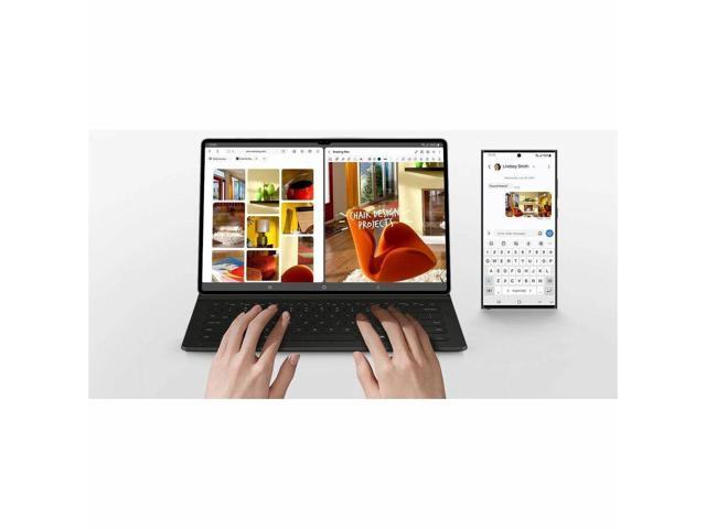 Samsung - Galaxy Tab S9 / S9 FE / S10 FE/ S10 Lite Book Cover Keyboard Slim - Black - image 4