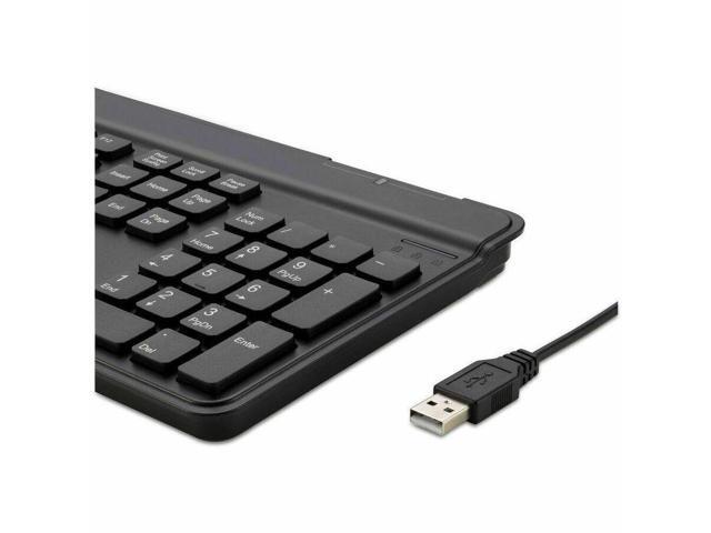 Kensington KB201C Simple Solutions Wired Keyboard with Smart Card Reader (CAC), TAA Compliant - Black (K75454TAA)