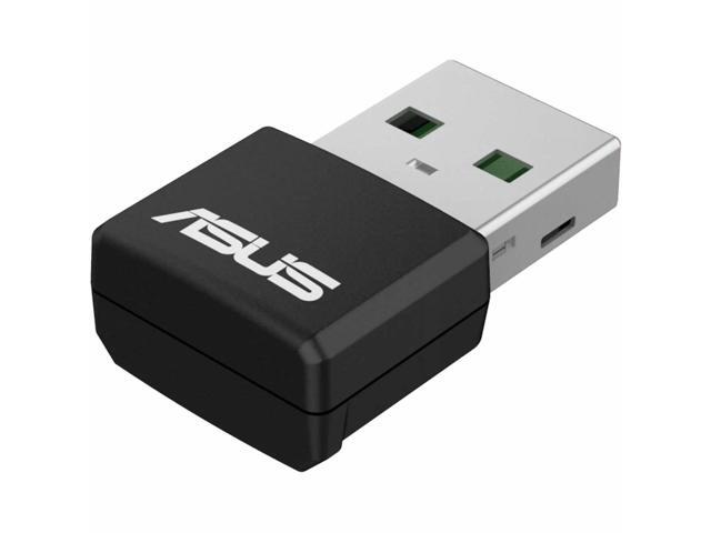 ASUS - USB-AX57 Nano AX1800 Dual-Band Wi-Fi 6 USB Network Adapter - Black - image 3