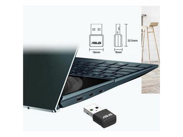 ASUS - USB-AX57 Nano AX1800 Dual-Band Wi-Fi 6 USB Network Adapter - Black - image 6