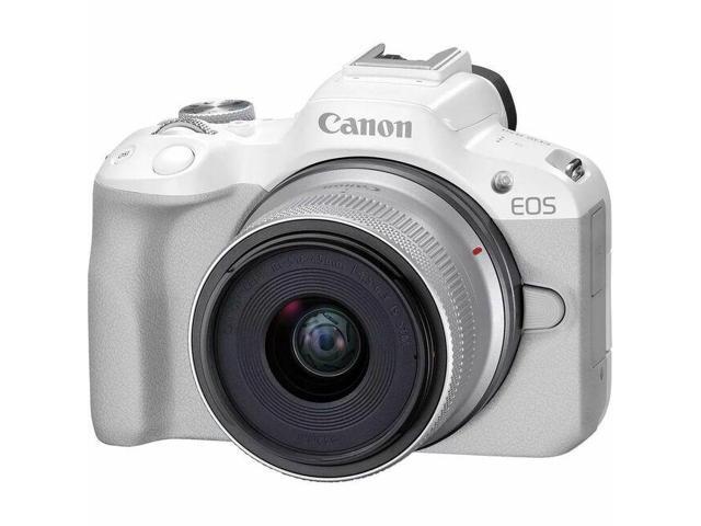 Canon - EOS R50 4K Video Mirrorless Camera with RF-S18-45mm f/4.5-6.3 IS STM Lens - White - image 8