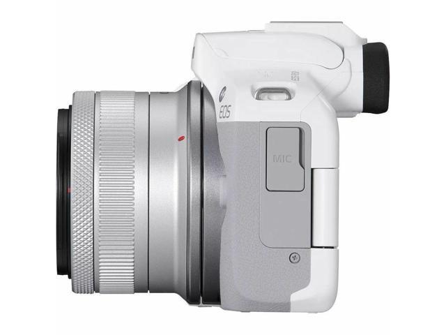 Canon - EOS R50 4K Video Mirrorless Camera with RF-S18-45mm f/4.5-6.3 IS STM Lens - White - image 12