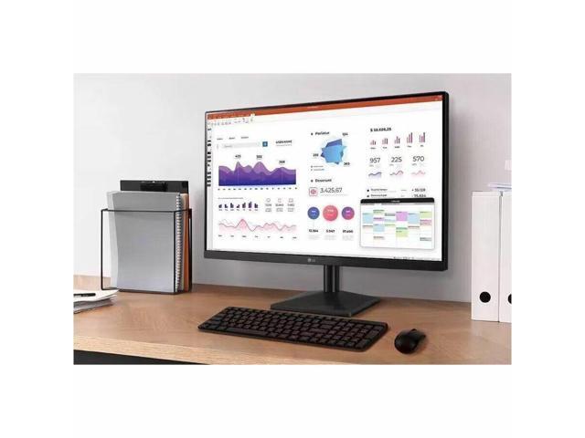 LG - 27" IPS 3-Side Borderless FHD 100Hz AMD 100Hz FreeSync Monitor (HDMI) - Black - image 6