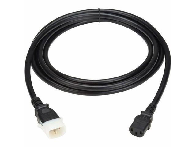 Eaton Tripp Lite Series PDU Power Cord, C13 to P-Lock C14 - Heavy-Duty, 15A, 250V, 14 AWG, 6 ft. (1.8 m), Black - For PDU, Computer, Monitor, HDTV,...