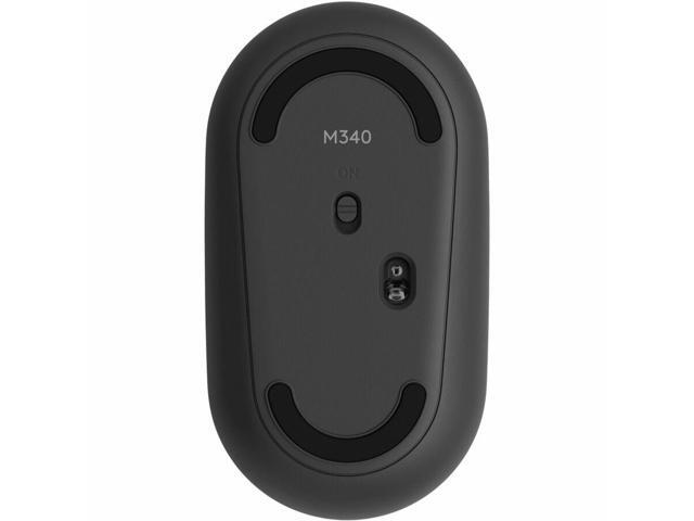 Logitech M340 Wireless Mouse with Limited Edition Prints USB Receiver and Silent Clicks Portable Wireless Mouse for Laptop PC Windows Chrome ...