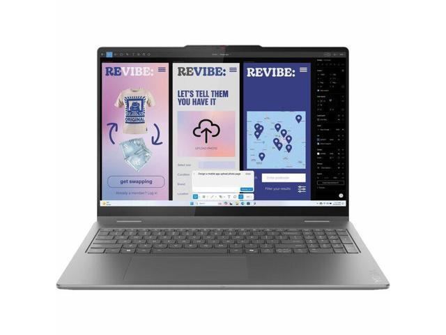 Lenovo - Yoga 7i 2-in-1 - Copilot+ PC - 16" 2K Touchscreen Laptop - Intel Core Ultra 5 Processor 2024 - 16GB Memory - 512GB SSD - Luna Grey - image 7