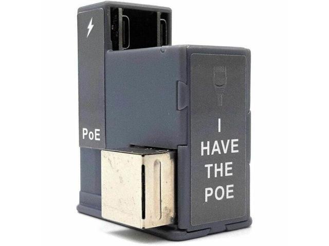 Heckler Design Ethernet and PoE+ Power USB-C Adapter for MX Wall Mount - Black - 1