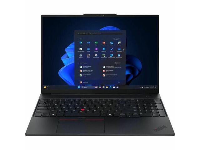 Lenovo - ThinkPad E16 Gen 3 AI PC 16" Laptop - AMD Ryzen 5 230 with 16GB Memory - 256GB SSD - Black - image 2