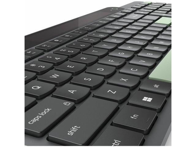 Lenovo Self-Charging Bluetooth Keyboard-US English - Wireless Connectivity - Bluetooth - 5.1 - 108 Key(s) - Windows 10, Windows 11 - English (US) -...