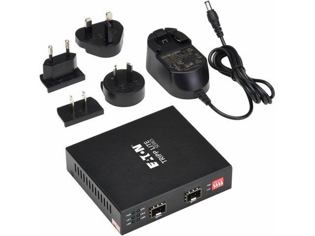 Tripp Lite Series 10 Gb SFP+ to 10 Gb SFP+ Mode Converter - 1310 nm and 1550 nm Compatible, Up to 80km - Black - Metal Box N786-MDC-SFPSFP