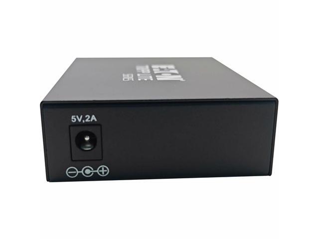 Tripp Lite N784-MDC-6SCSC Fiber Optic 100 Mb SC to 100 Mb SC Mode Converter - 1310 nm Compatible - Up to 60 km (37.3 mi.) - Black - Metal Box